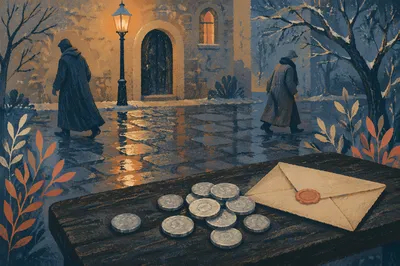 Spy Wednesday Betrayal with Silver Coins