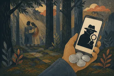 Spy Wednesday Betrayal in Forest Dusk