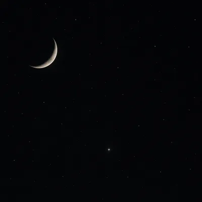Minimalist Star of Bethlehem Night Sky