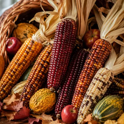 Thanksgiving Cornucopia Harvest Altar Display