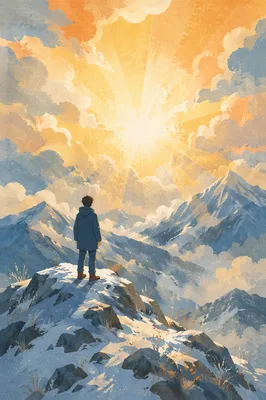 Transfiguration Glory at Mountain Sunrise