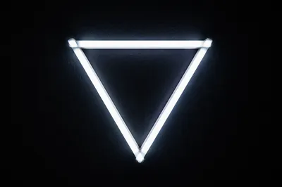 Trinity Sunday Inverted Triangle Light Symbol