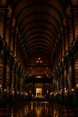 Trinity Sunday Symbol in Historic Library Hall
