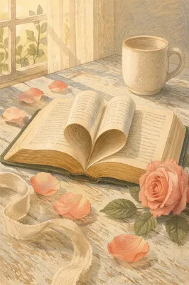 Heart Shaped Bible Verse Valentine Still Life