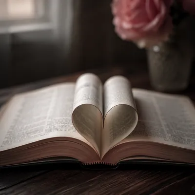 Heart Shaped Bible for Valentine Devotion