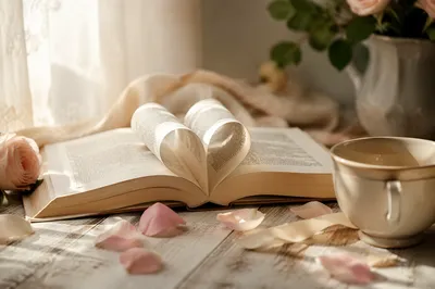 Heart Shaped Bible Verse Valentine Still Life
