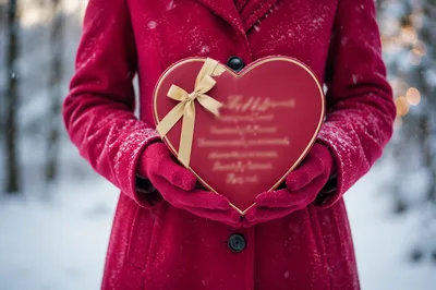 Heart Shaped Bible Verse Valentine Scene