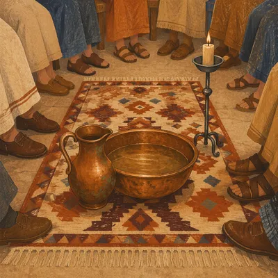 Holy Thursday Foot Washing Ceremony Basin