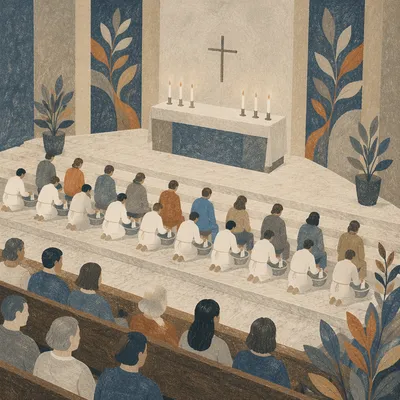 Holy Thursday Foot Washing Service