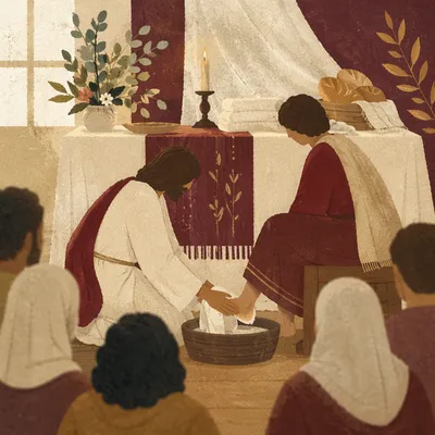 Holy Thursday Foot Washing in Chapel