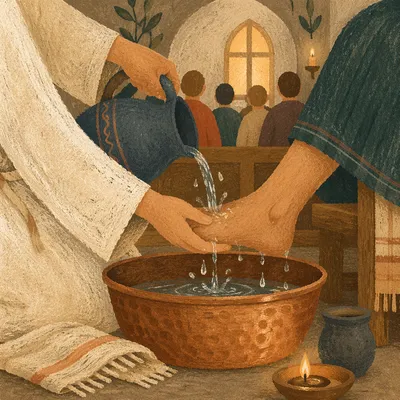 Holy Thursday Foot Washing in Chapel