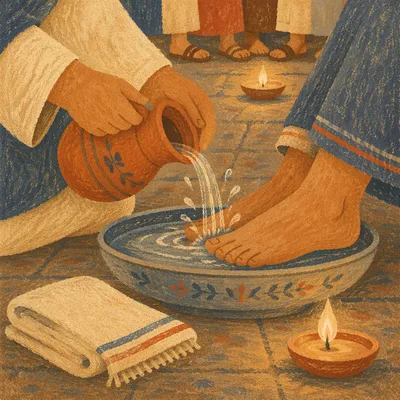 Holy Thursday Foot Washing Ritual