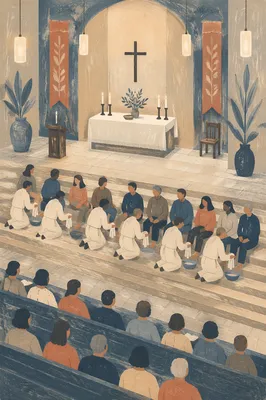 Holy Thursday Foot Washing Service