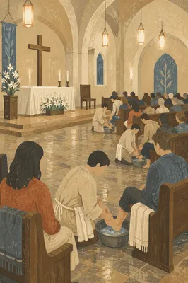 Holy Thursday Foot Washing Service