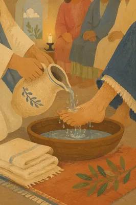 Holy Thursday Foot Washing in Chapel