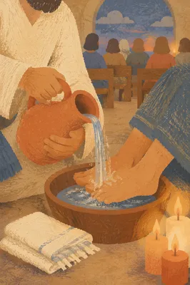 Holy Thursday Foot Washing in Chapel