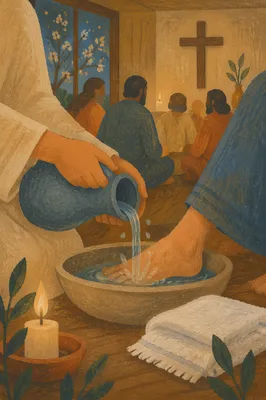 Holy Thursday Foot Washing in Chapel