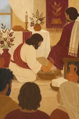 Holy Thursday Foot Washing Ceremony in Chapel