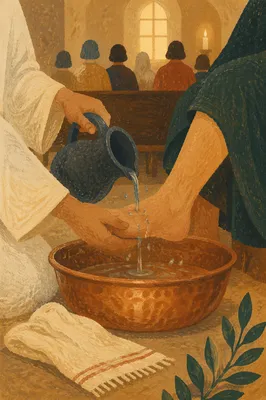 Holy Thursday Foot Washing in Chapel