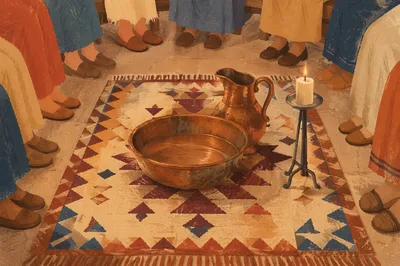 Holy Thursday Foot Washing Ceremony Basin