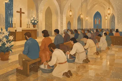 Holy Thursday Foot Washing Service