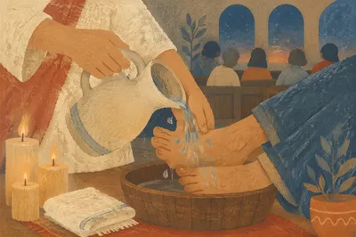 Holy Thursday Foot Washing in Chapel