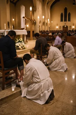 Holy Thursday Foot Washing Service