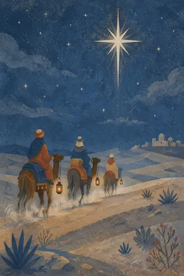 Magi Caravan Beneath the Guiding Star