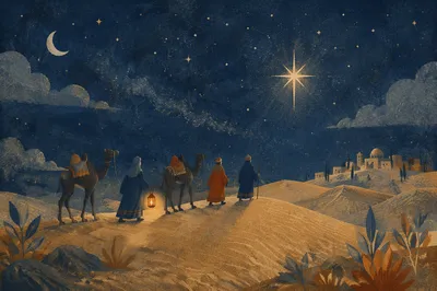 Wise Men Follow Desert Star