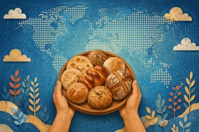 Global Communion Bread Sharing Banner