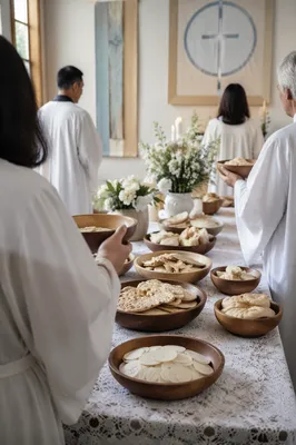 World Communion Sunday Bread Preparation