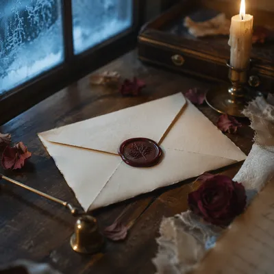 Vintage Love Letter with Wax Seal