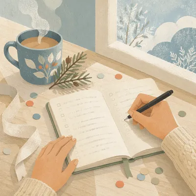 New Year Goal Journal Fresh Start