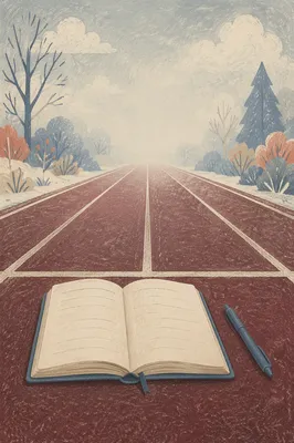 New Year Goal Journal at Starting Line