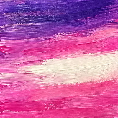 Minimal Pink Purple Acrylic Brushstrokes