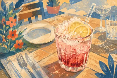 Sunlit Lemon Berry Sparkling Water