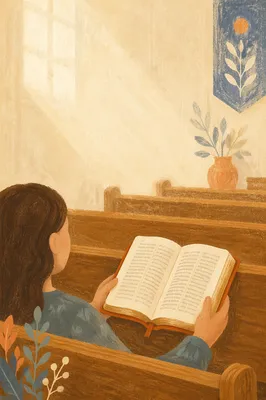 Warm Bible Reading Challenge Church Graphic