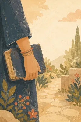 Bible Reading Challenge Garden Background