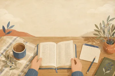 Bible Reading Plan Church Challenge Flat Lay