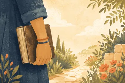 Bible Reading Challenge Garden Background