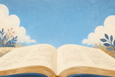 Open Bible Under Blue Sky Challenge