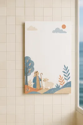 Minimal Church Announcement Poster Mockup