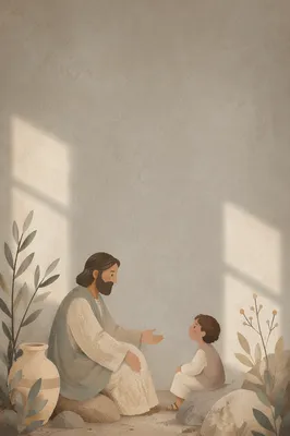 Minimal Church Announcement Graphic Background