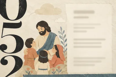 Minimal Church Announcement Poster Layout