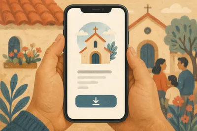 Church App Download Phone Promo