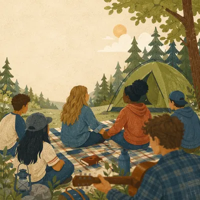 Summer Church Camp Registration Friendship Moment