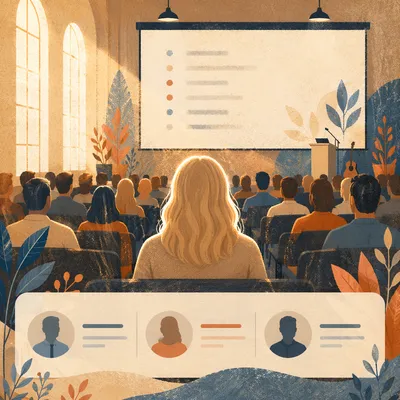 Warm Church Conference Speaker Lineup Graphic