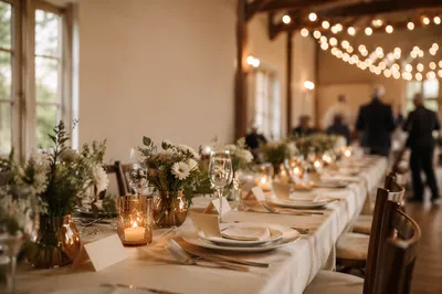 Elegant Church Fundraiser Dinner Event Graphic