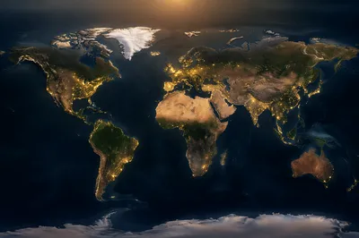 Global Missions Month World Map Background