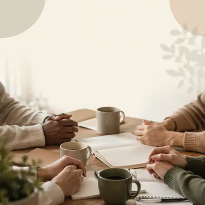 Modern Church Small Group Signup Scene